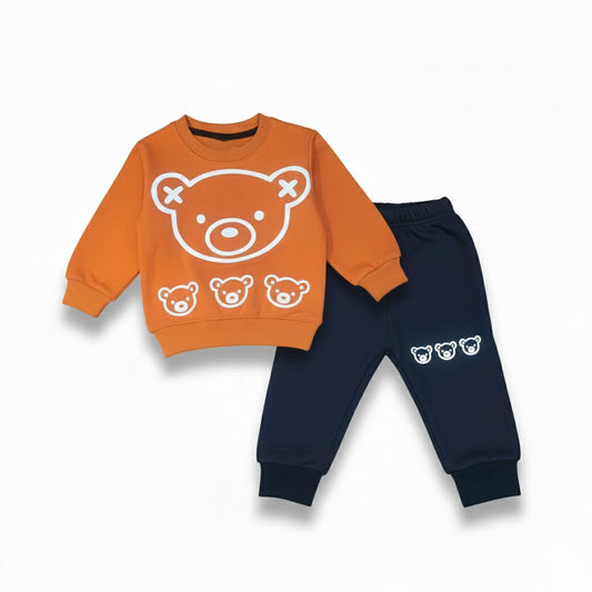 Teddy's Comfort Orange Black Tracksuit