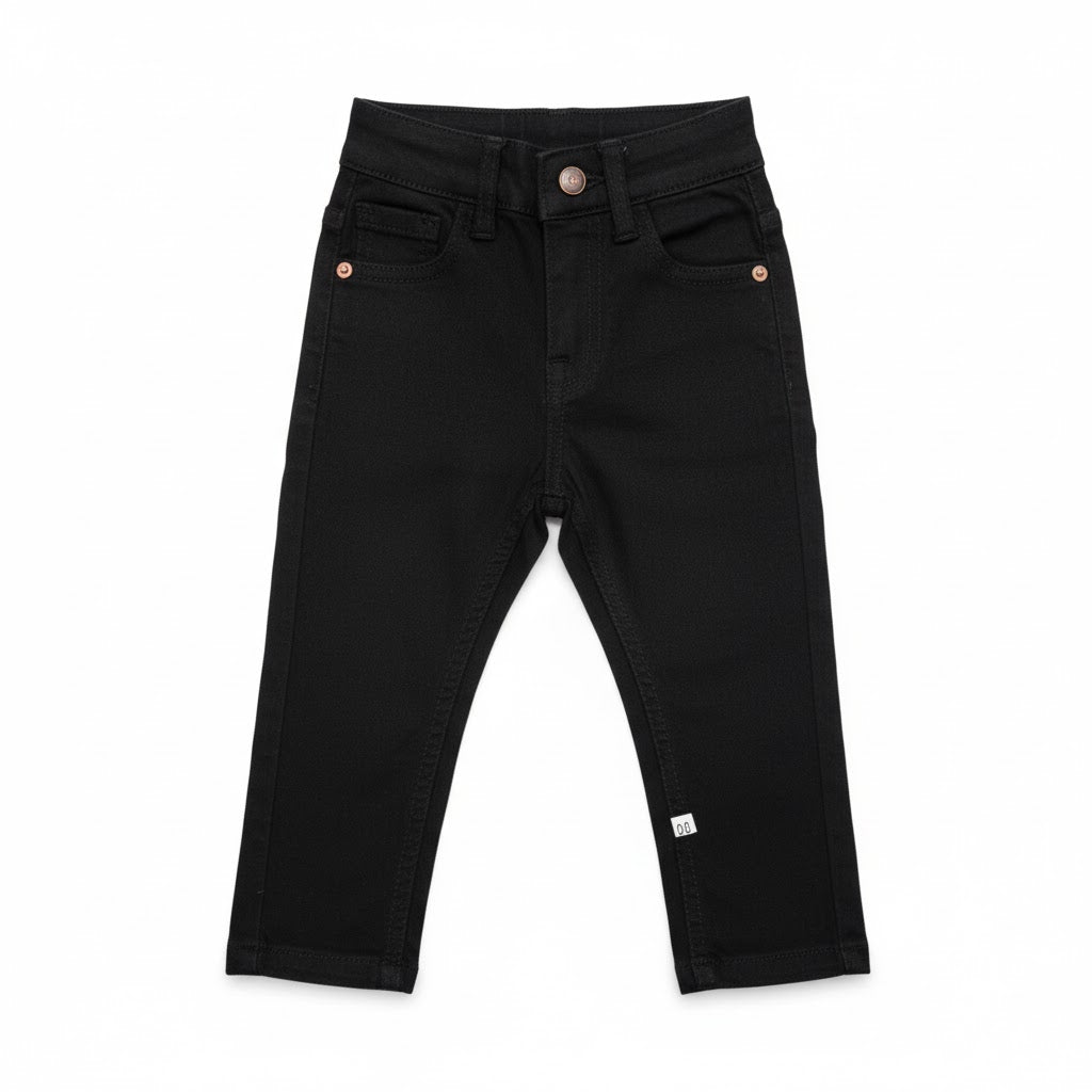 Dark Black Pant - Miniwears