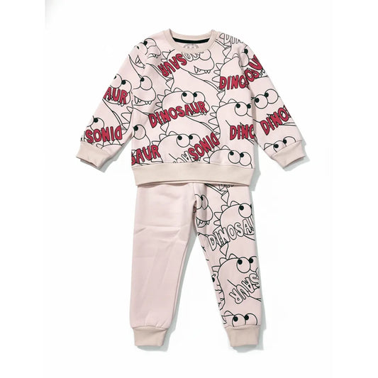 Dinosaur Pink Tracksuit - Miniwears