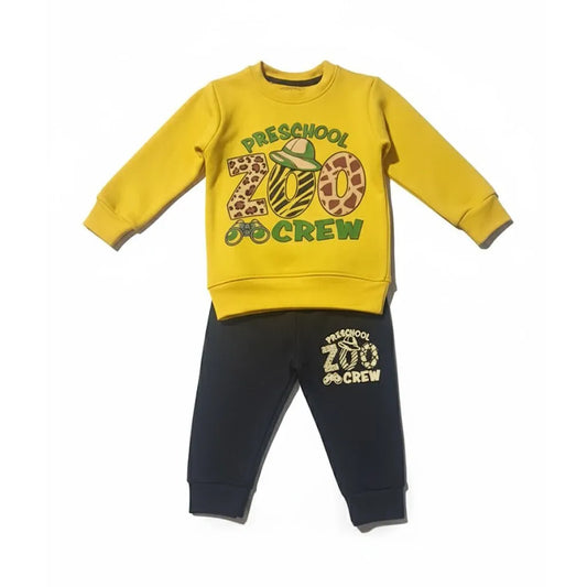 Zoo Yellow Black Tracksuit - Miniwears