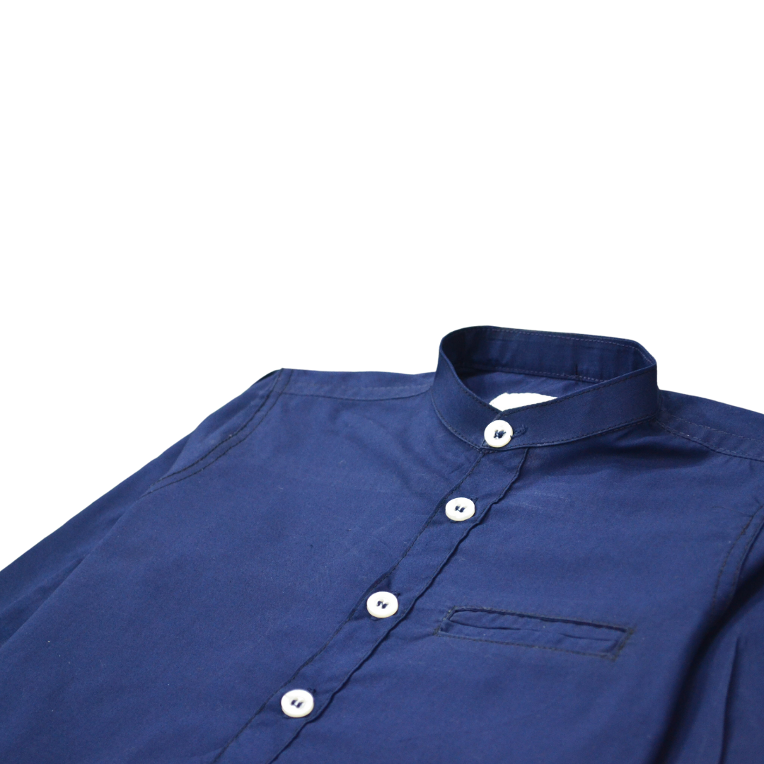 Simple colored Navy Blue Shirt - Miniwears