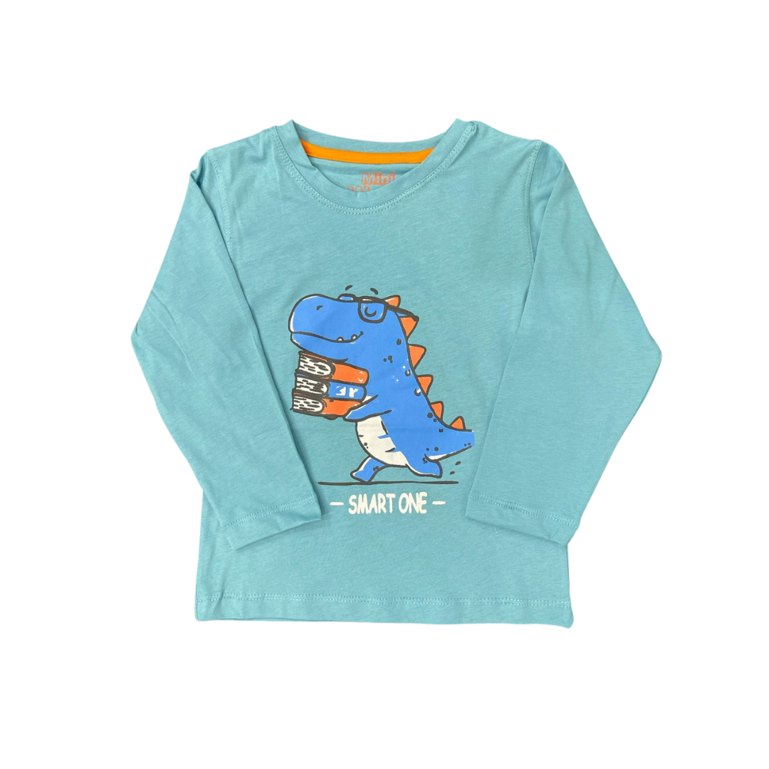 Light Blue Dino T-Shirt - Miniwears