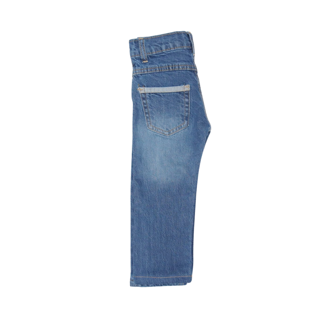 100% Pure Denim Light Blue Jeans (Power Stretch) - Miniwears