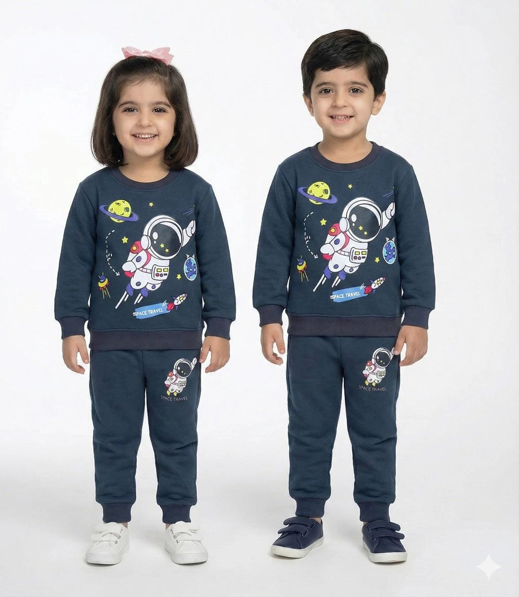 Space Travel Dark Blue Tracksuit