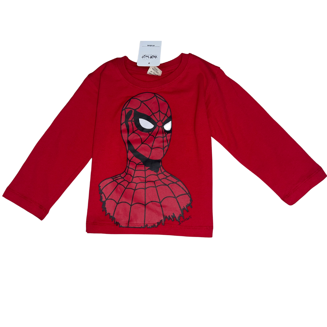 Spider Man Shirt Red - Miniwears