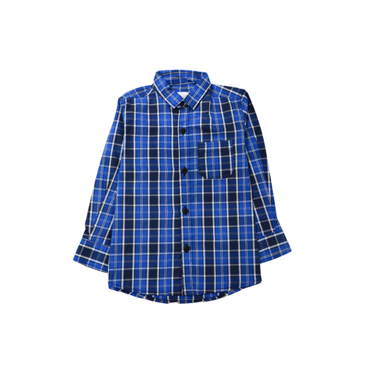 Blue Checked Shirt - Miniwears