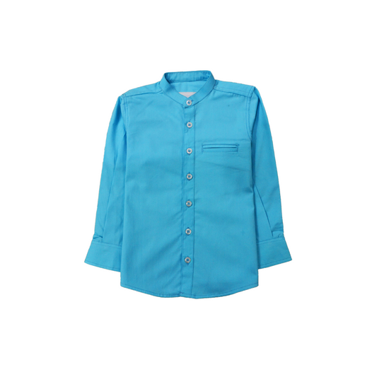 Simple colored Sky Blue Shirt - Miniwears