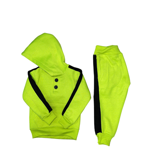 Flourescent Green Tracksuit - Miniwears