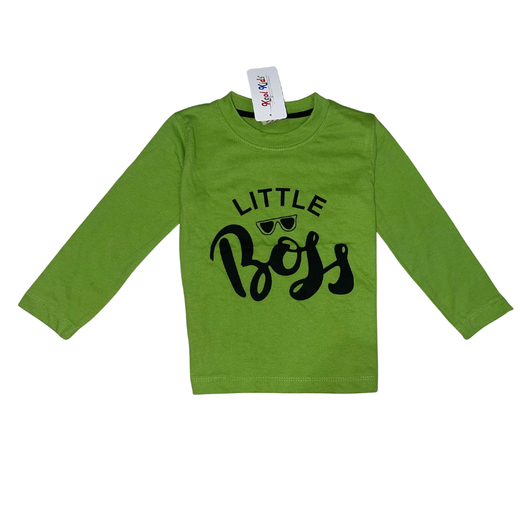 Little Boss Green Shirt - Miniwears