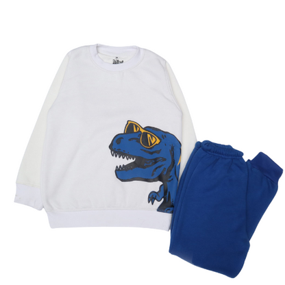 Royal Blue Dragon Tracksuit (300gsm) - Miniwears