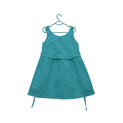Girls Light Blue top (Chicken Fabric Embroided) - Miniwears