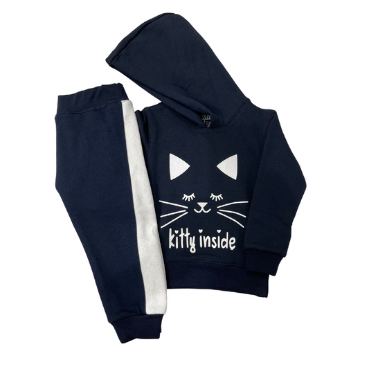 Navy Hello Kitty Tracksuit - Miniwears