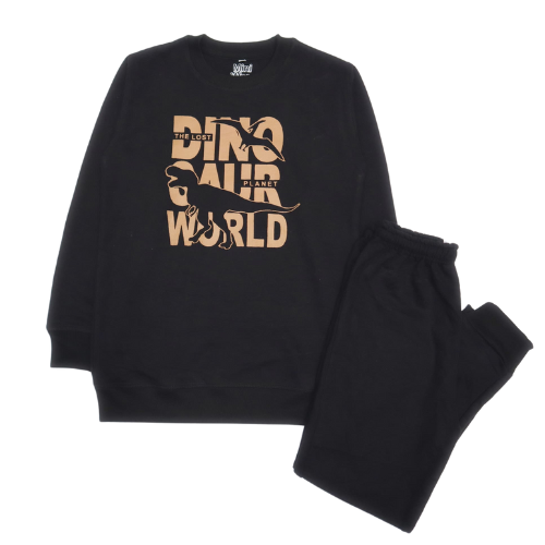 Dino World Tracksuit (fleece 300gsm) - Miniwears