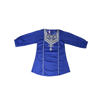 Girls Dark Blue kurti - Miniwears