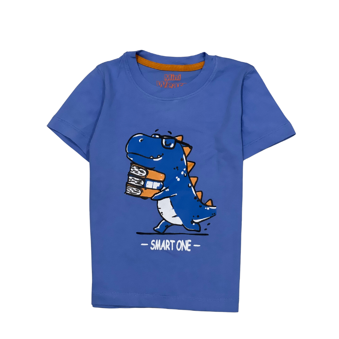 Cool Dino Blue Tshirt - Miniwears