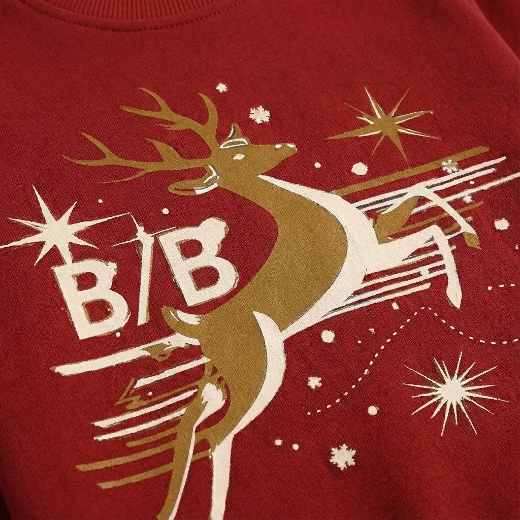 BB Deer Red Black Tracksuit