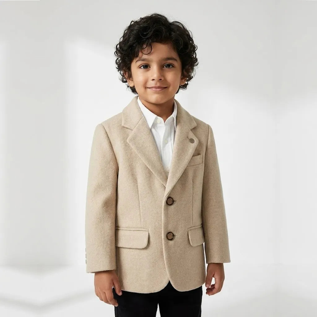 Casual Camel Beige Coat