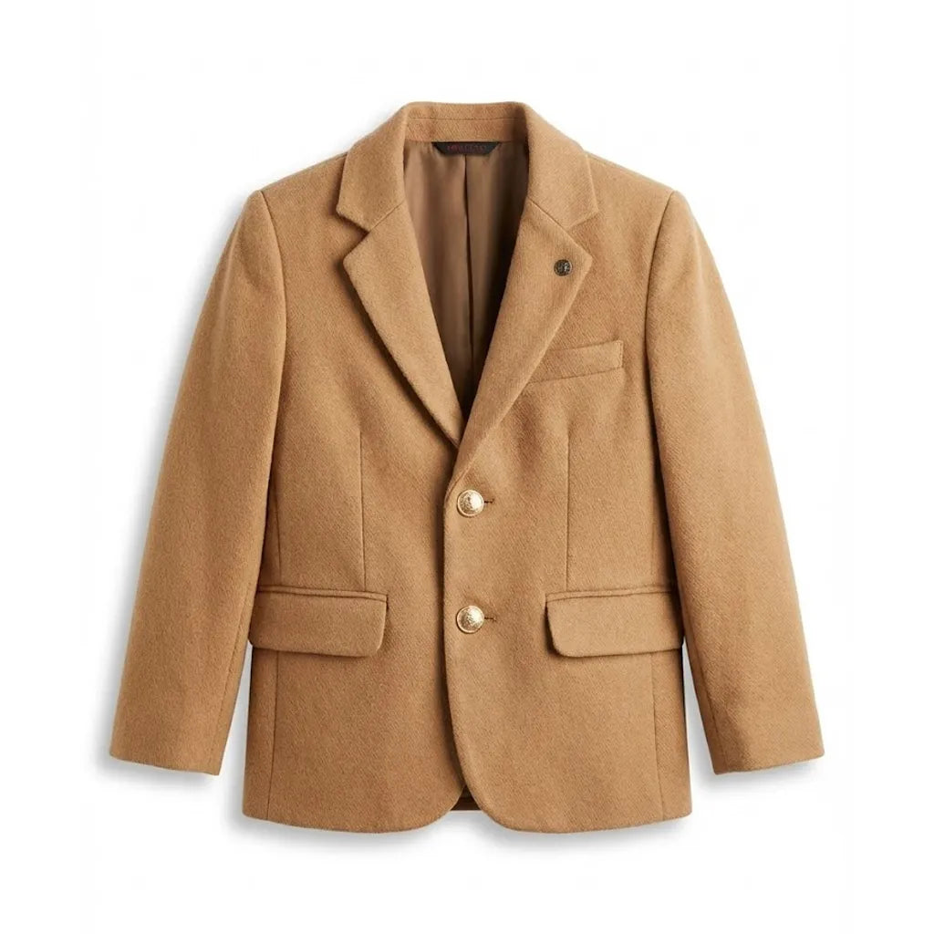 Casual Light Brown Coat