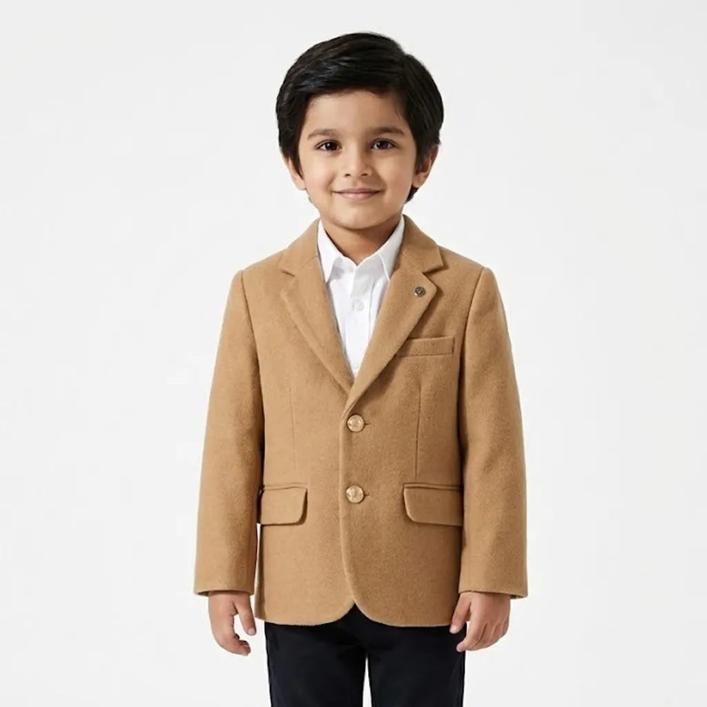 Casual Light Brown Coat