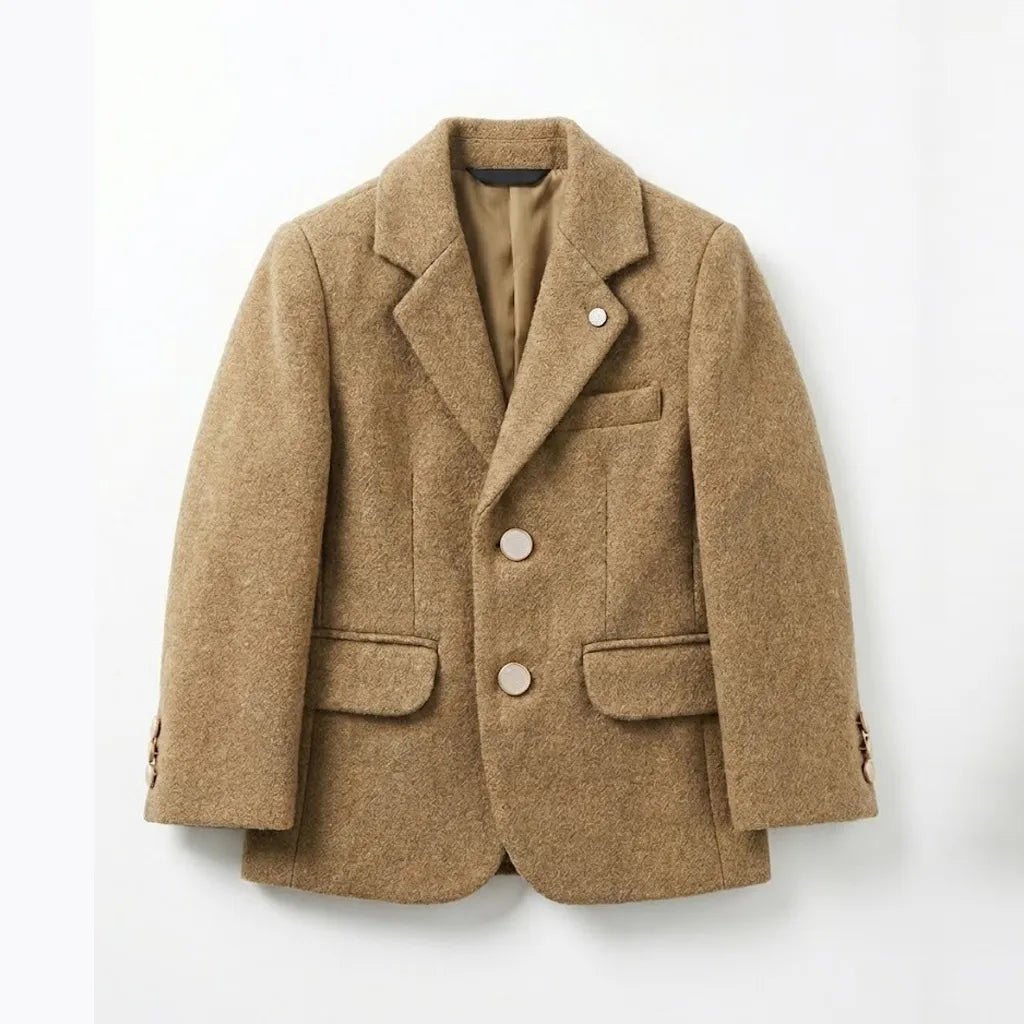 Casual Camel Brown Coat