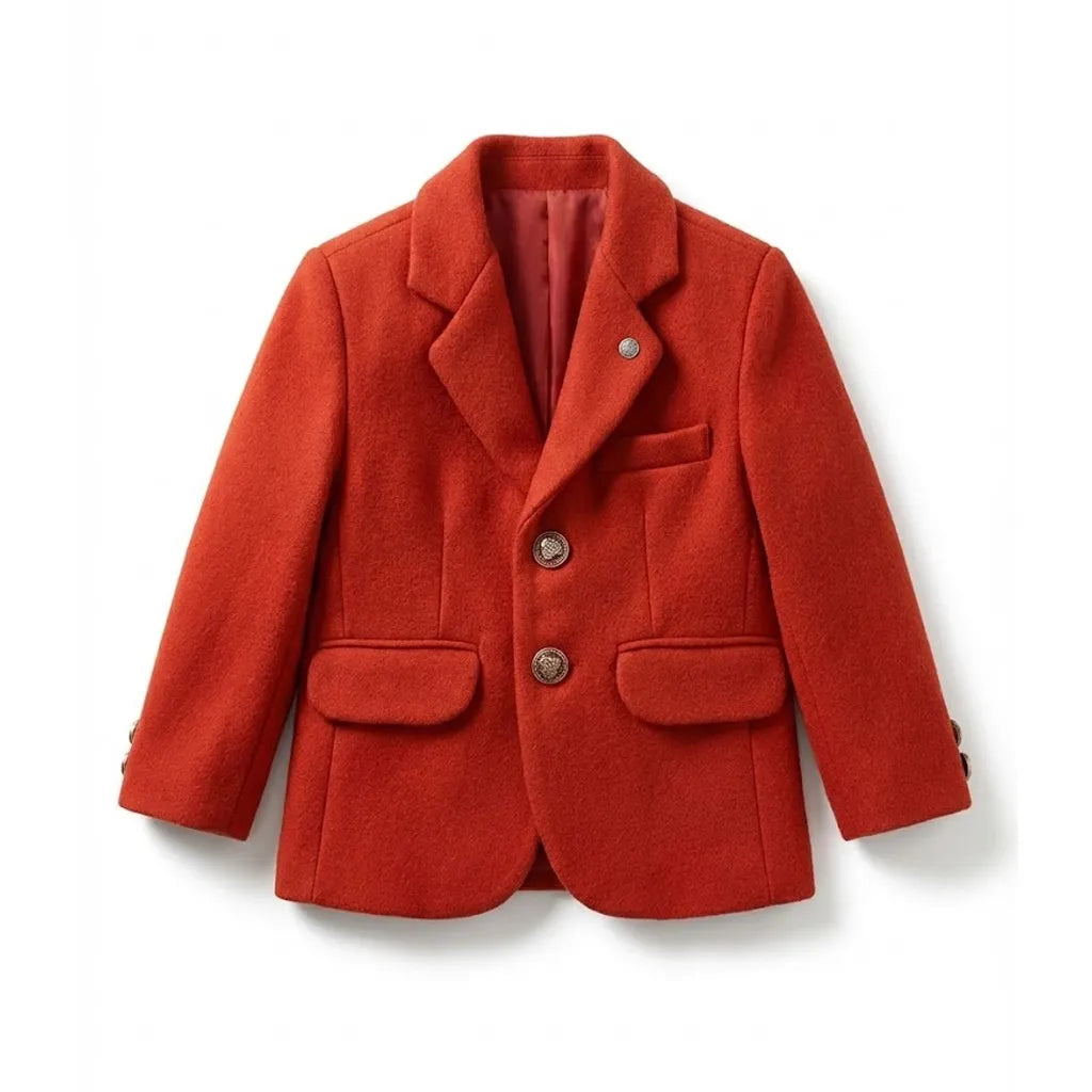 Causal Reddish Orange Coat