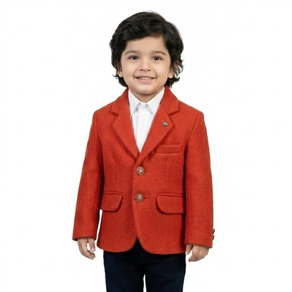 Causal Reddish Orange Coat