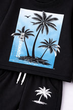 Tree Printed Shirt and Trouser Set