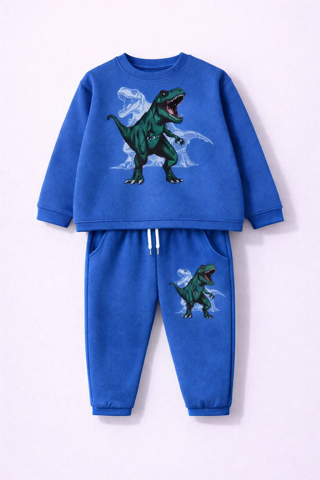 Dino Blue Shirt and Trouser Set