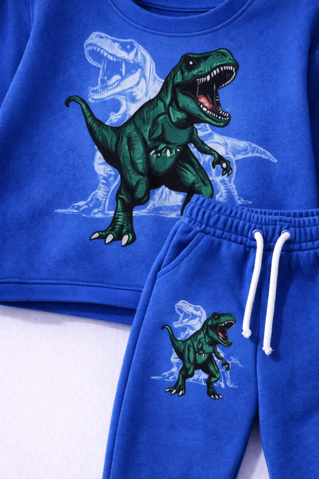 Dino Blue Shirt and Trouser Set