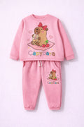 Capybara Pink Shirt and Trouser Set