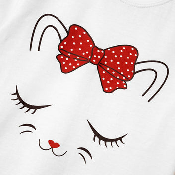 Red Cat T-shirt Set
