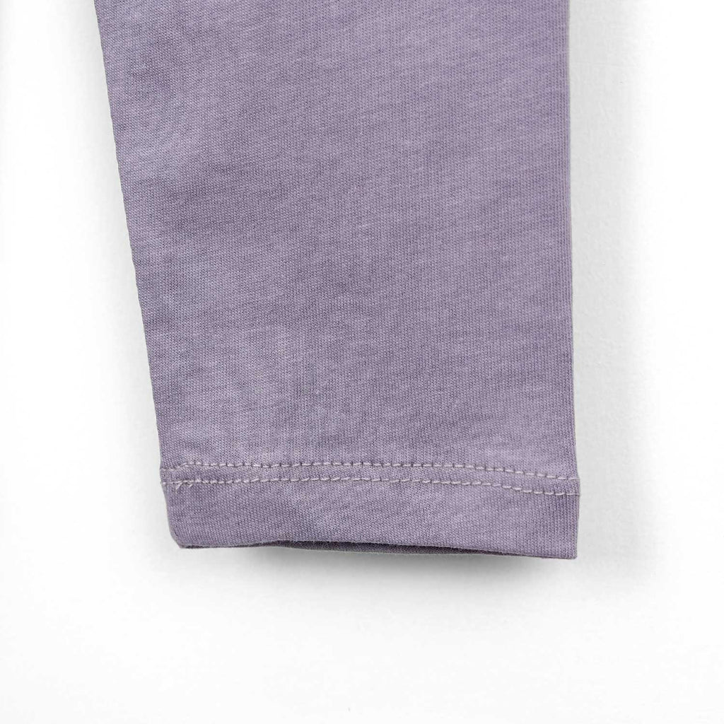 Purple Flower T-Shirt & Trouser Set