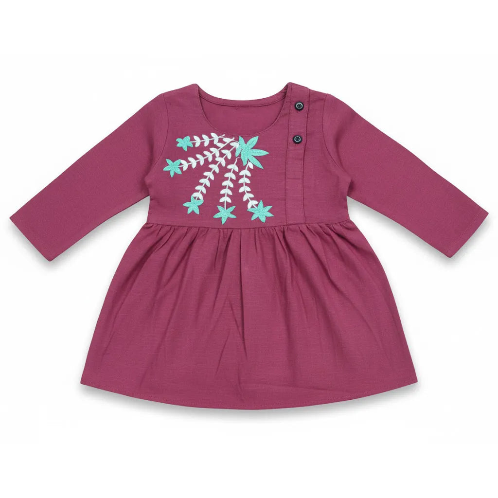 Girls Floral Pink Shirt