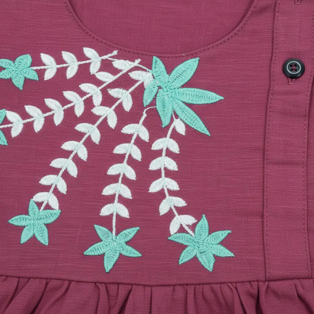 Girls Floral Pink Shirt