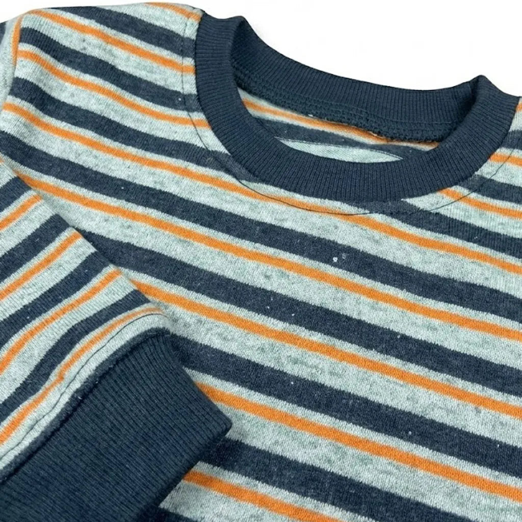 Striped Full Sleeve black Lining Sweatshirt