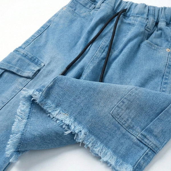 Cargo Wash Light Blue Jeans