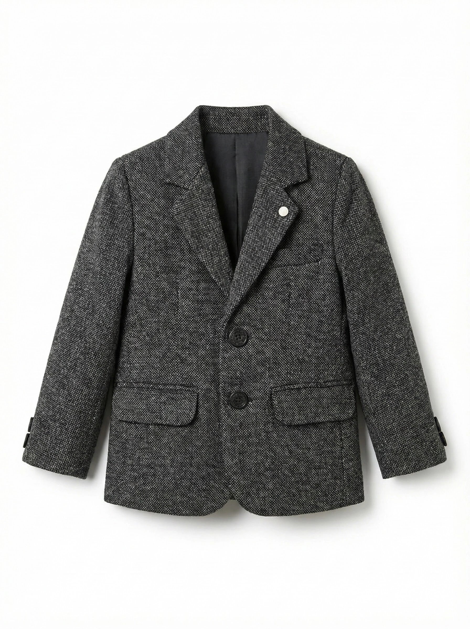Causal Charcoal Grey Coat