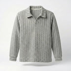 Boys Grey Stripe Shirt