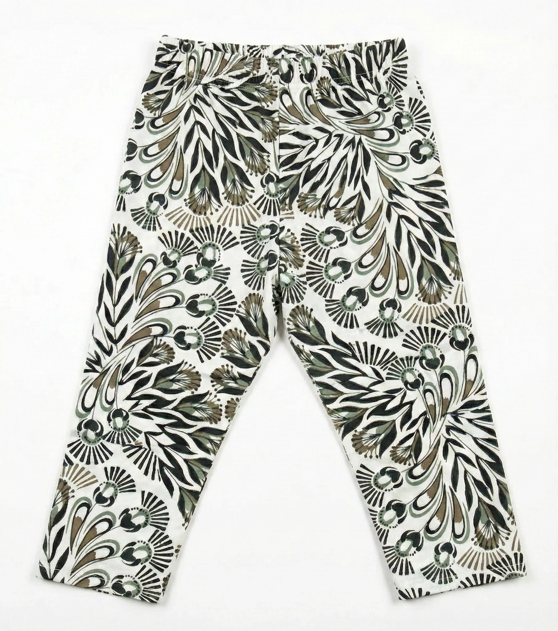 Girls Zebra Pattern Black and White Kurti Set