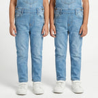 Kids Light Wash Sky Blue Jeans