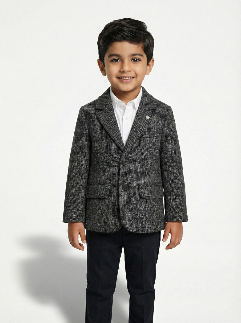 Causal Charcoal Grey Coat