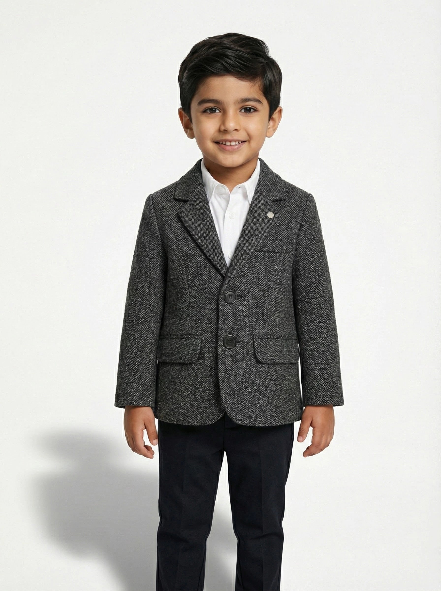 Causal Charcoal Grey Coat