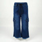Cargo Medium Wash Blue Jeans