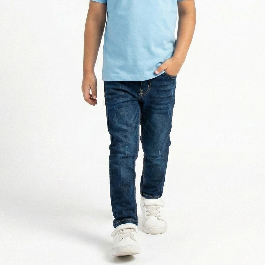 Boys Denim Dark Blue Jeans