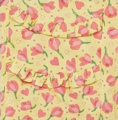 Girls Flower Pattern Light Green Kurti Set