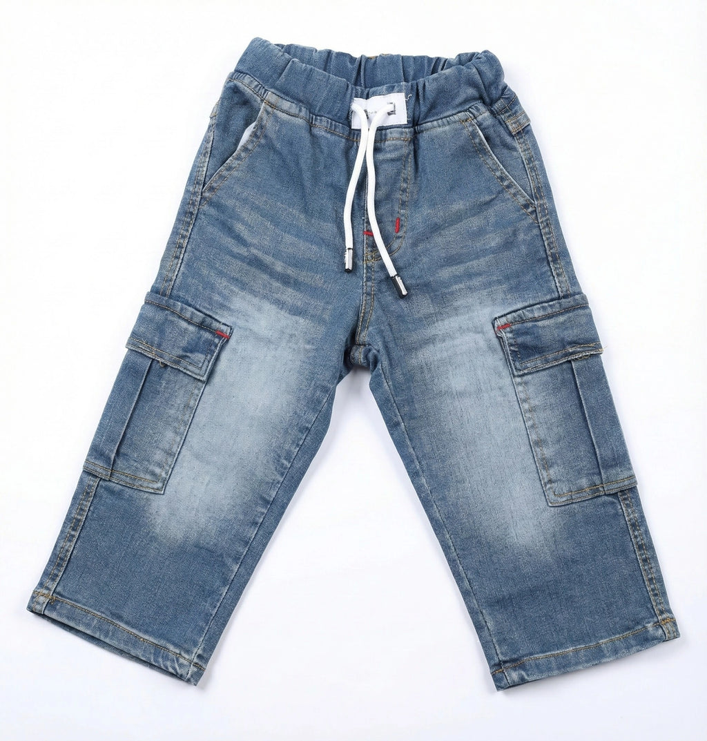 Six Pocket Light Blue Jeans