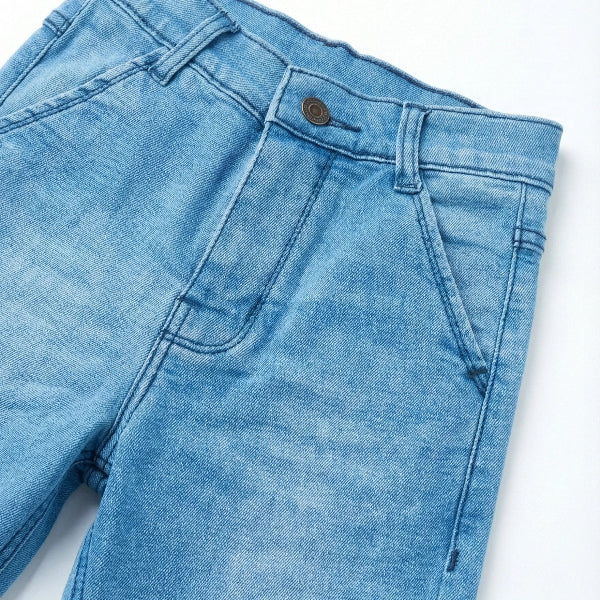 Classic Light Wash Sky Blue Jeans