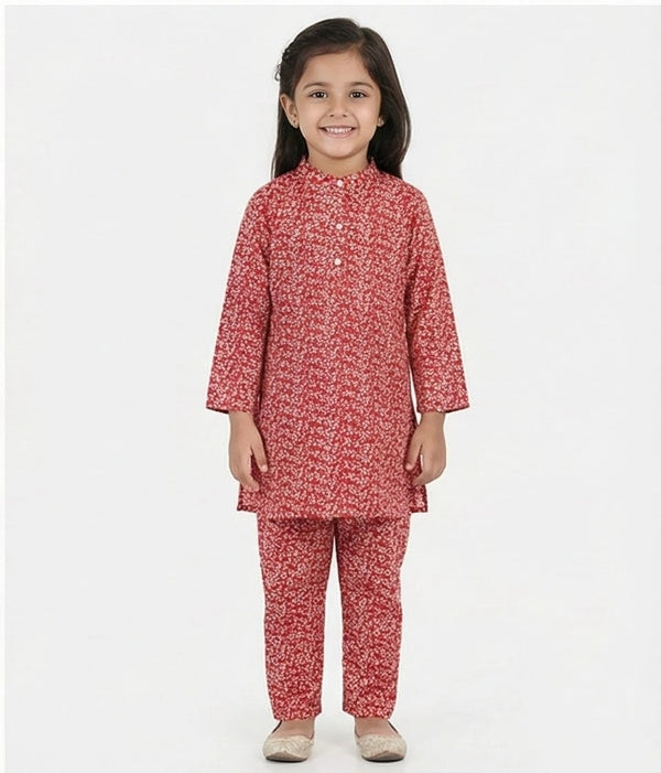 Girls Red Kurti