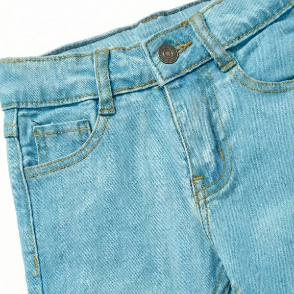 Plain Sky Blue Jeans