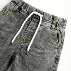 Snow Wash Denim Grey Jeans